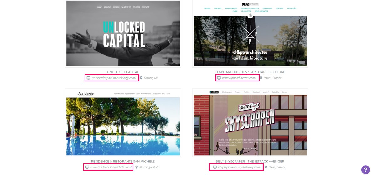 Strikingly Templates URL Strikingly Templates URL